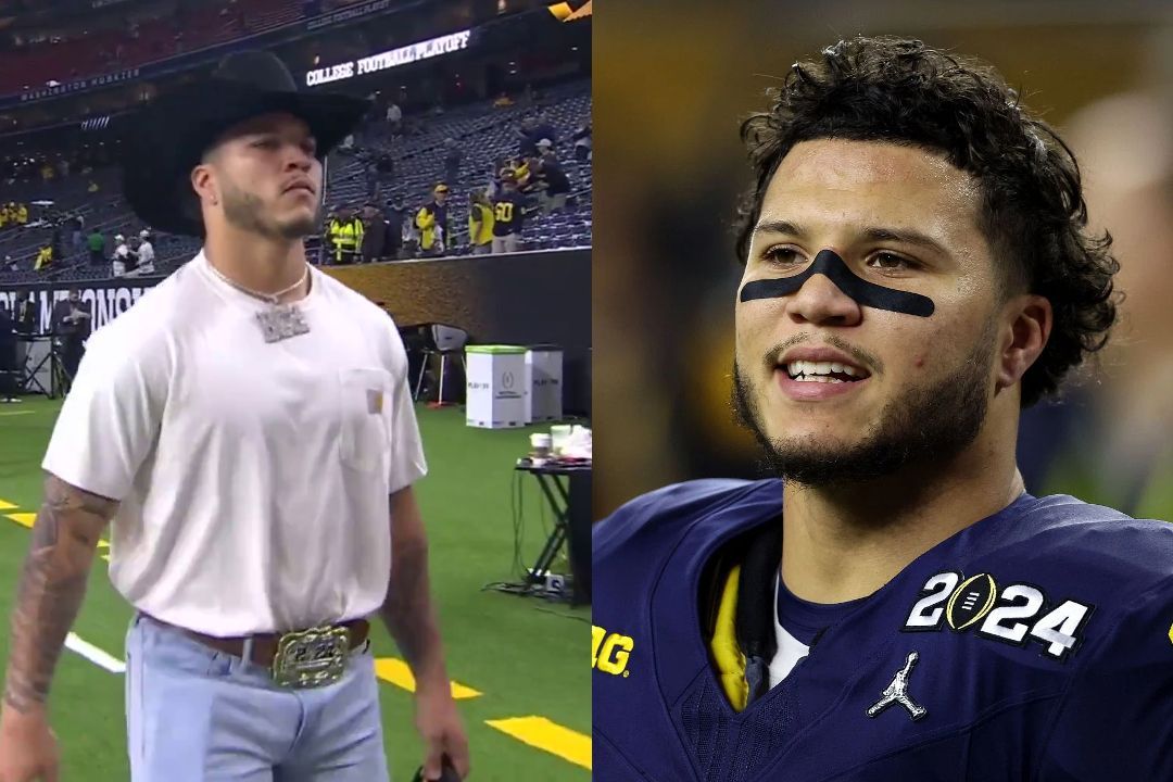 Blake Corum Michigan RB Blake Corum s pregame rodeo outfit for