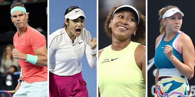 Comebacks galore Down Under: Rafael Nadal, Naomi Osaka, Emma Raducanu & Amanda Anisimova mark returns to tennis after several months with victories
