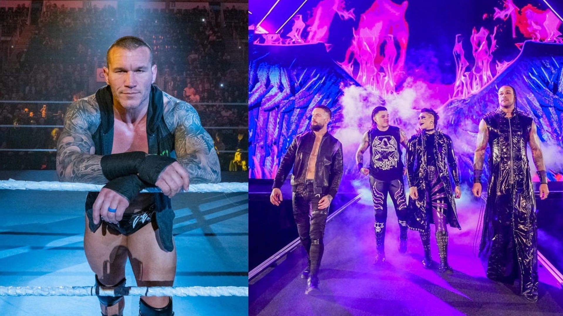 Randy Orton (Left) and The Judgment Day