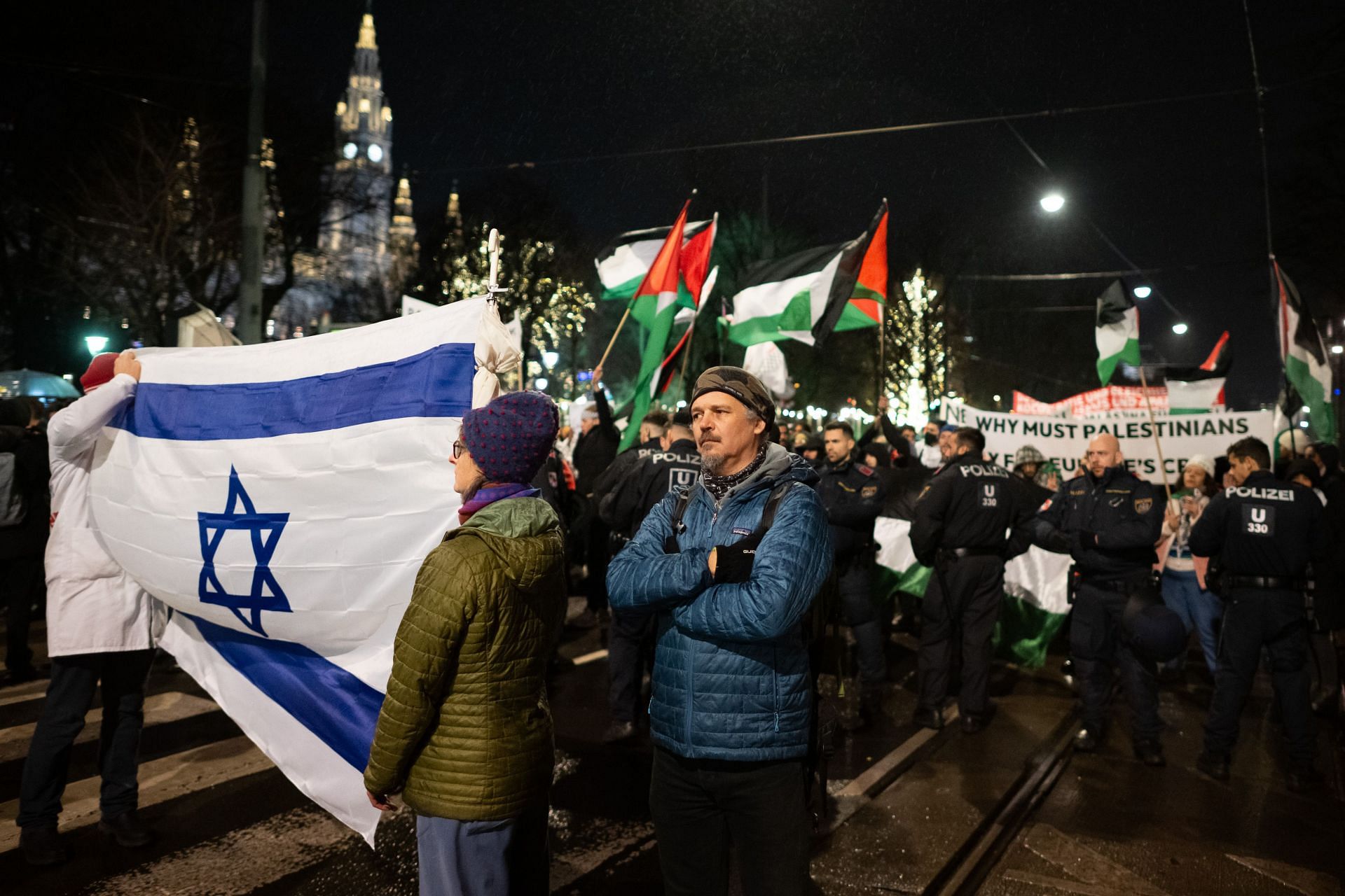 Kiswani has been arrested outside AIPAC where pro-Palestine protesters were demonstrating (Image via Getty)