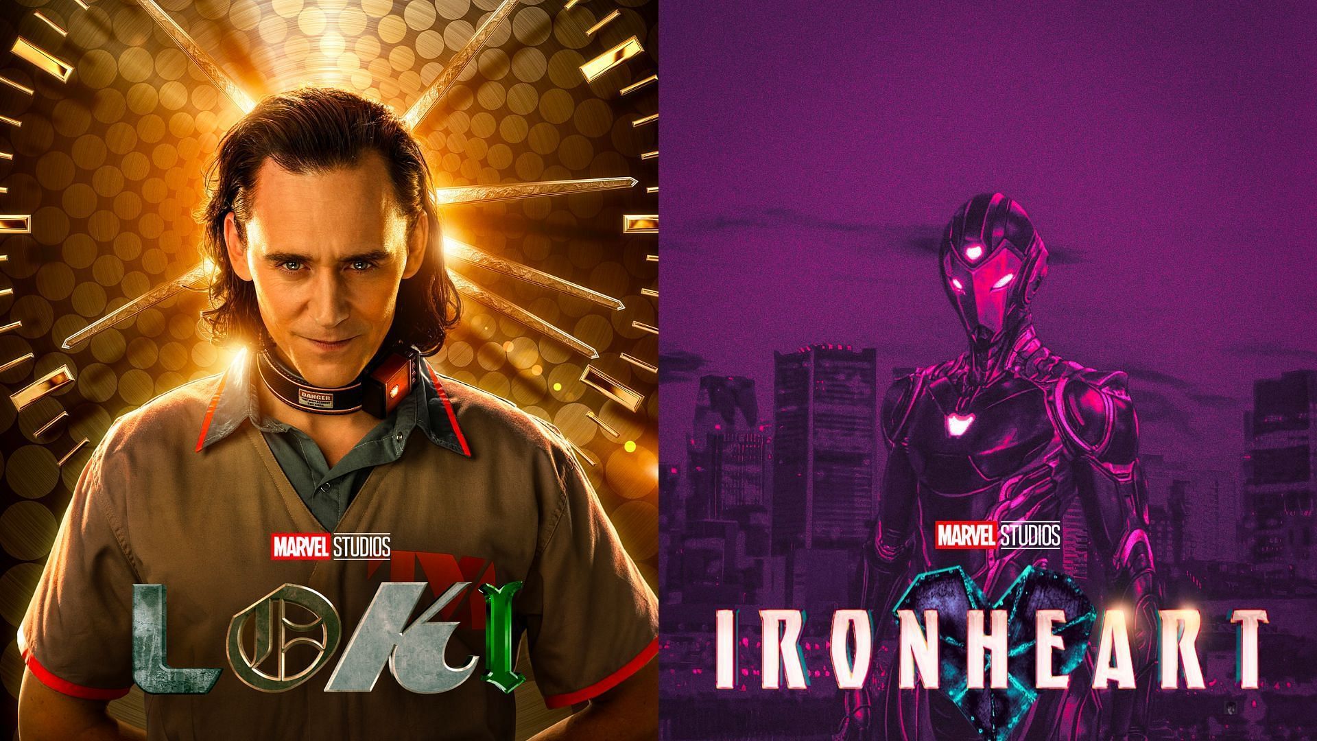 (L) Loki and (R) Ironheart will be available on Disney Plus (Images via IMDb)
