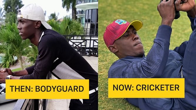 5 cricketers who worked completely different jobs before playing international cricket ft. Shamar Joseph