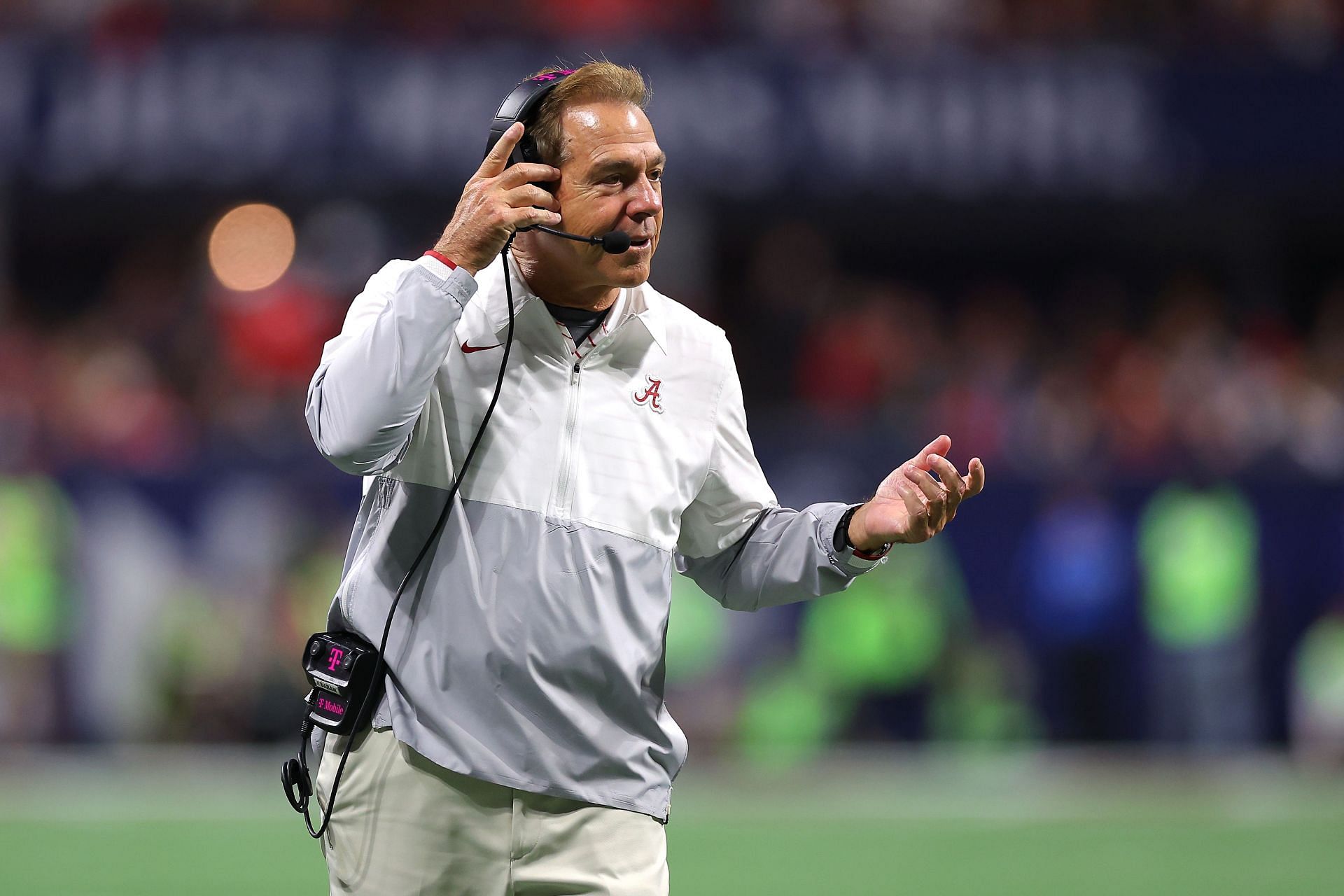 Alabama Crimson Tide coach Nick Saban