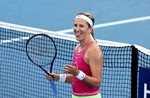 Azarenka at the 2024 Brisbane International.