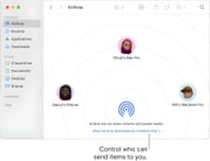 macOS Airdrop feature (Image via Apple)