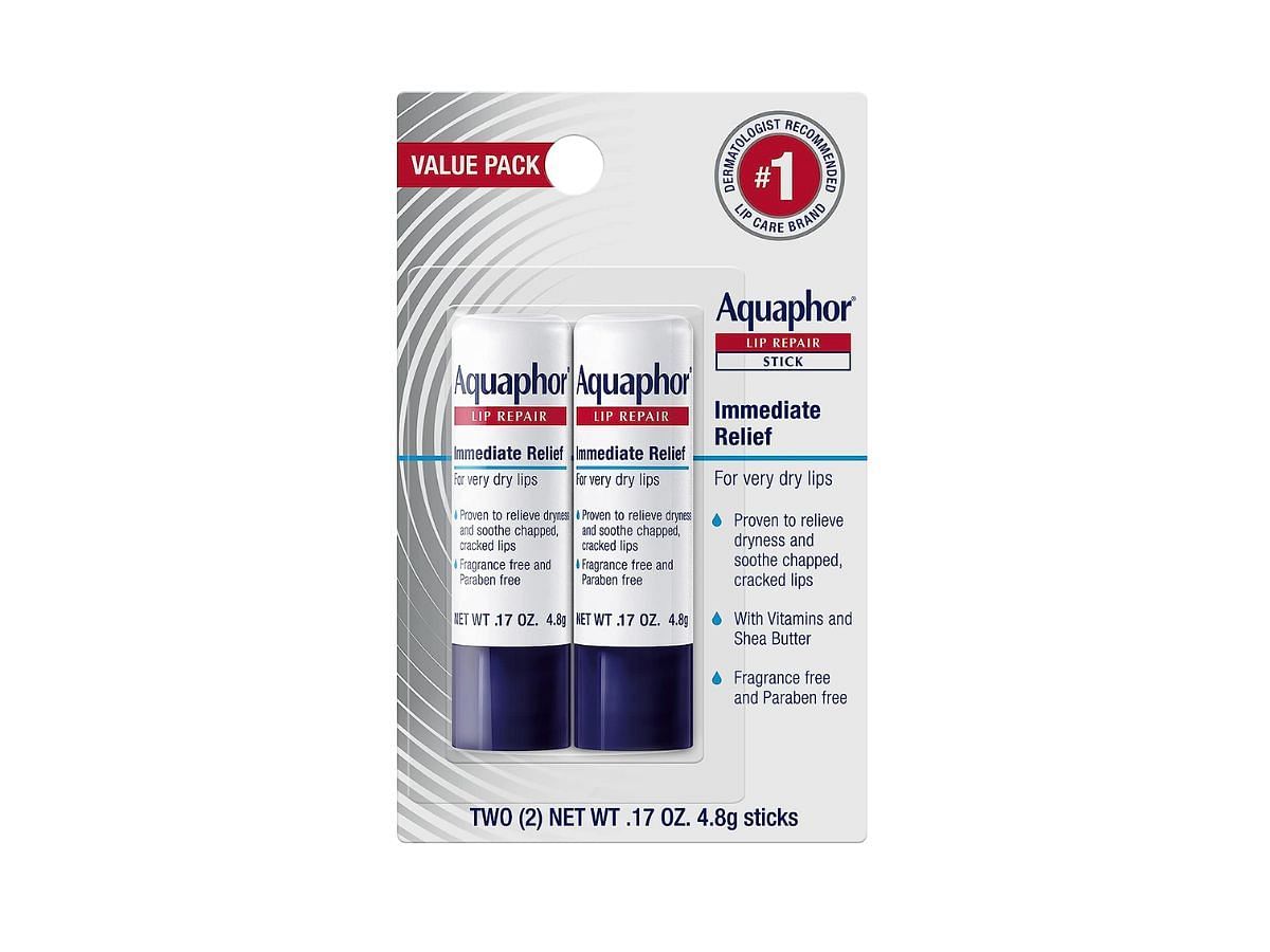 Aquaphor Lip Repair Stick - Value Pack (Image via Amazon)