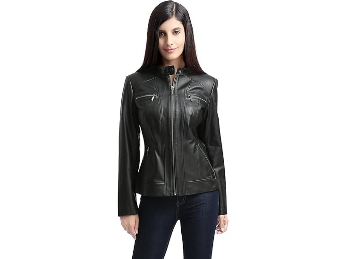 Mila leather jacket (Image via Sportskeeda)