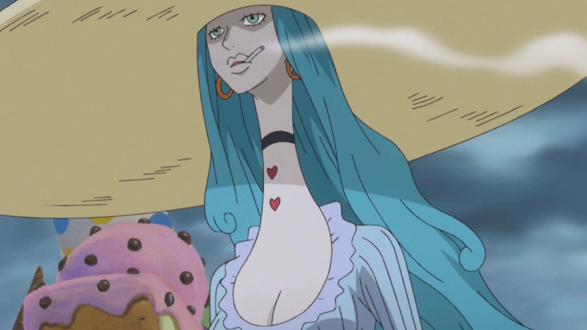 The Snakeneck Charlotte Amande as seen in One Piece (Image via Toei Animation)