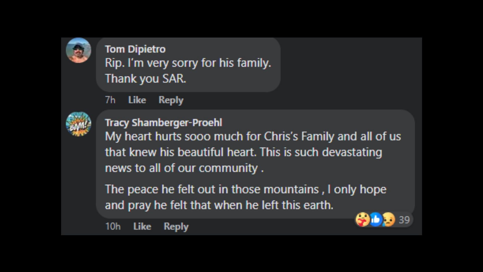 Netizens express their grief on Facebook (Image via NH Fish and Game Law Enforcement Division and Operation Game Thief/Facebook)