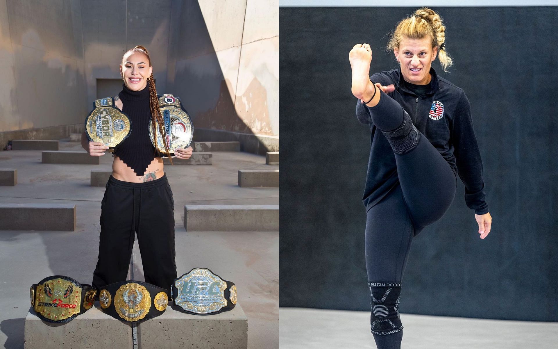 Cris Cyborg (left) understands Kayla Harrison