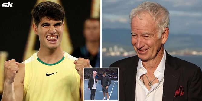 Carlos Alcaraz sports John McEnroe's Nike Mac Attack sneakers in honor of the legend, receives plaudits from McEnroe at Australian Open