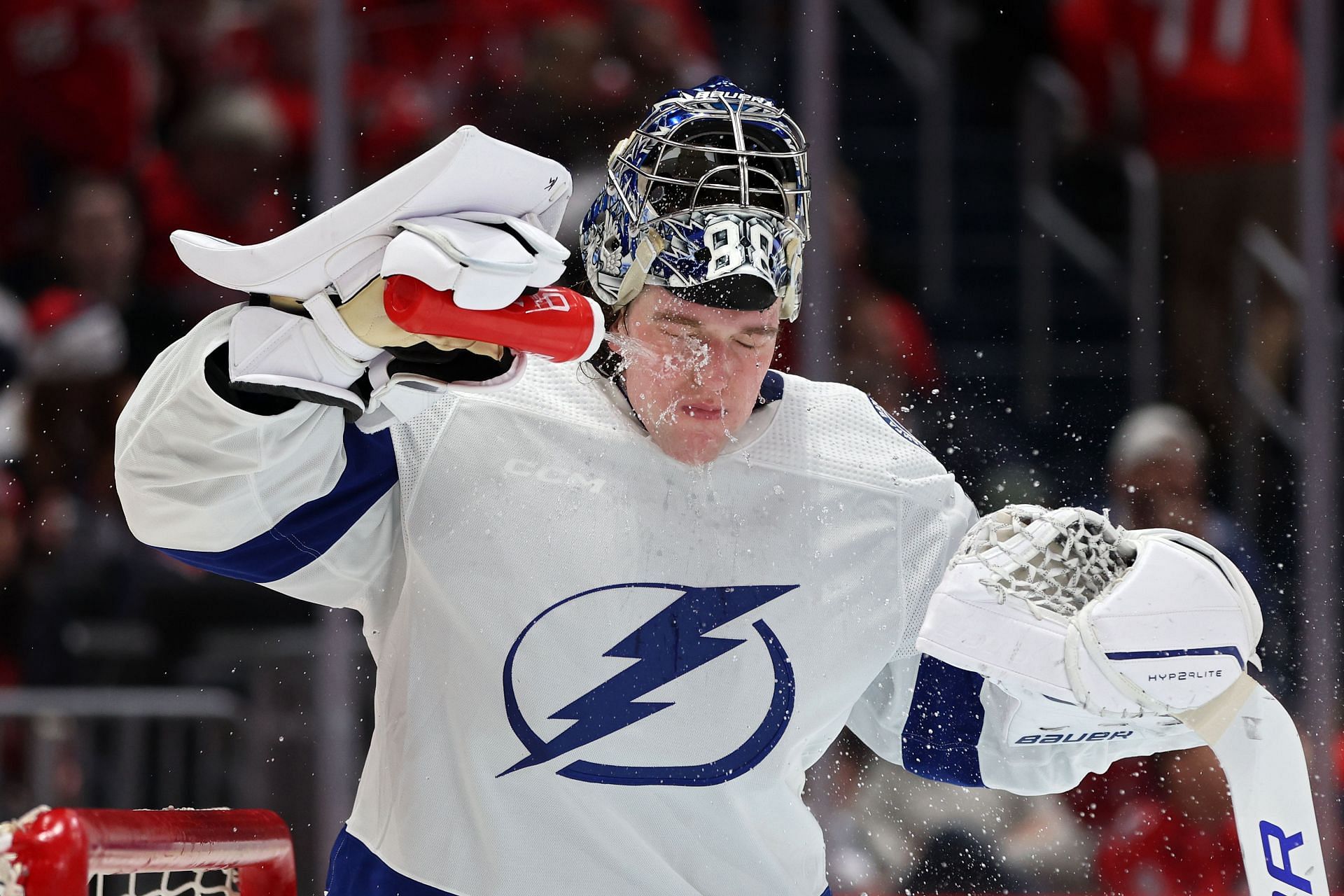 Andrei Vasilevskiy of the NHL&#039;s Tampa Bay Lightning