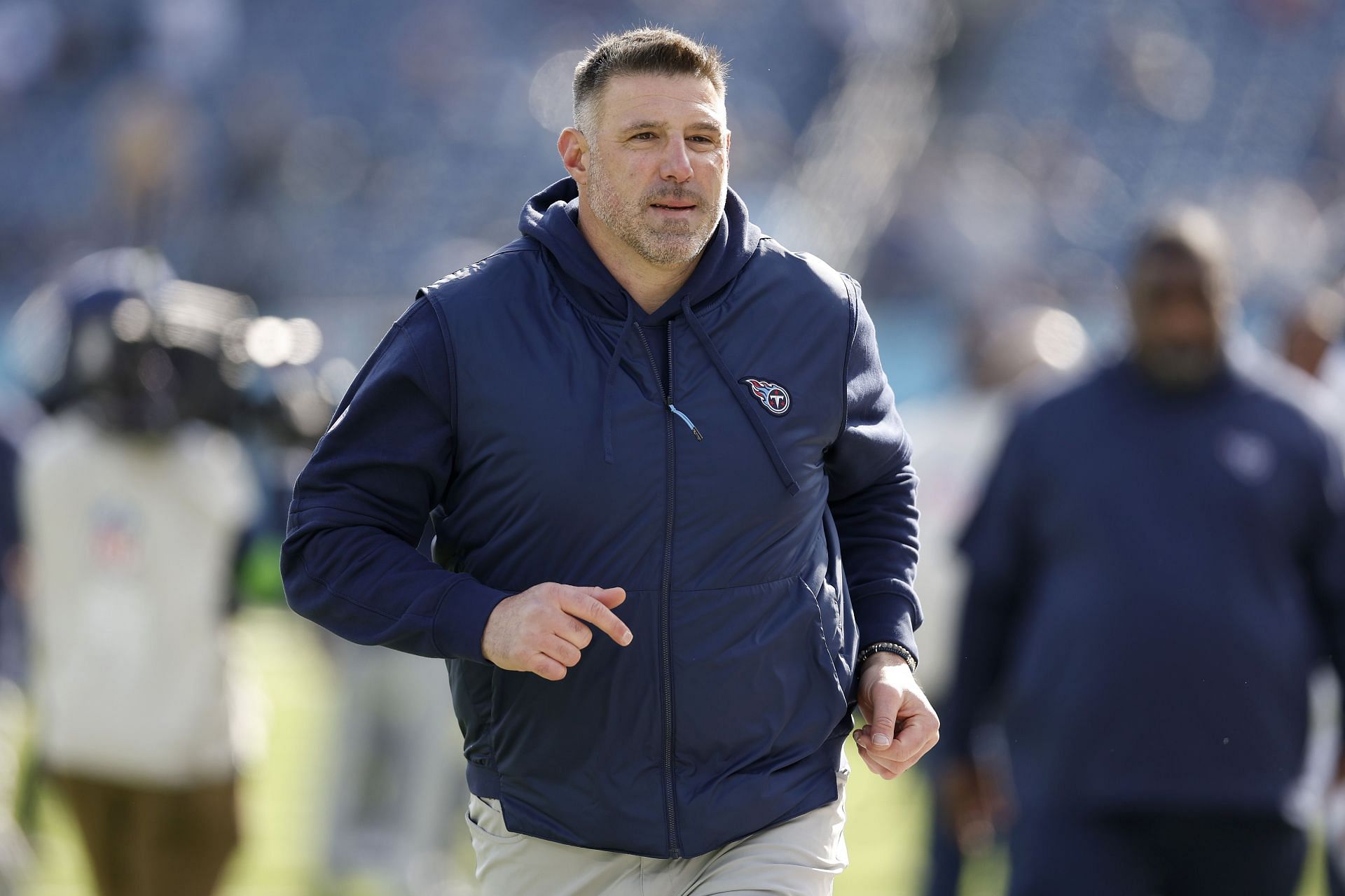 Mike Vrabel during Jacksonville Jaguars v Tennessee Titans