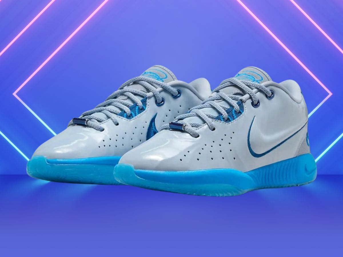 Nike LeBron 21 Light Armory Blue sneakers (Image via Nike)