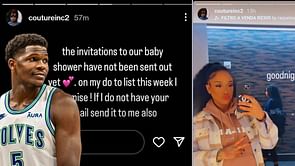 Glowing mama-to-be: Anthony Edwards' girlfriend Jeanine Robel flaunts baby bump as she prepares for baby bash