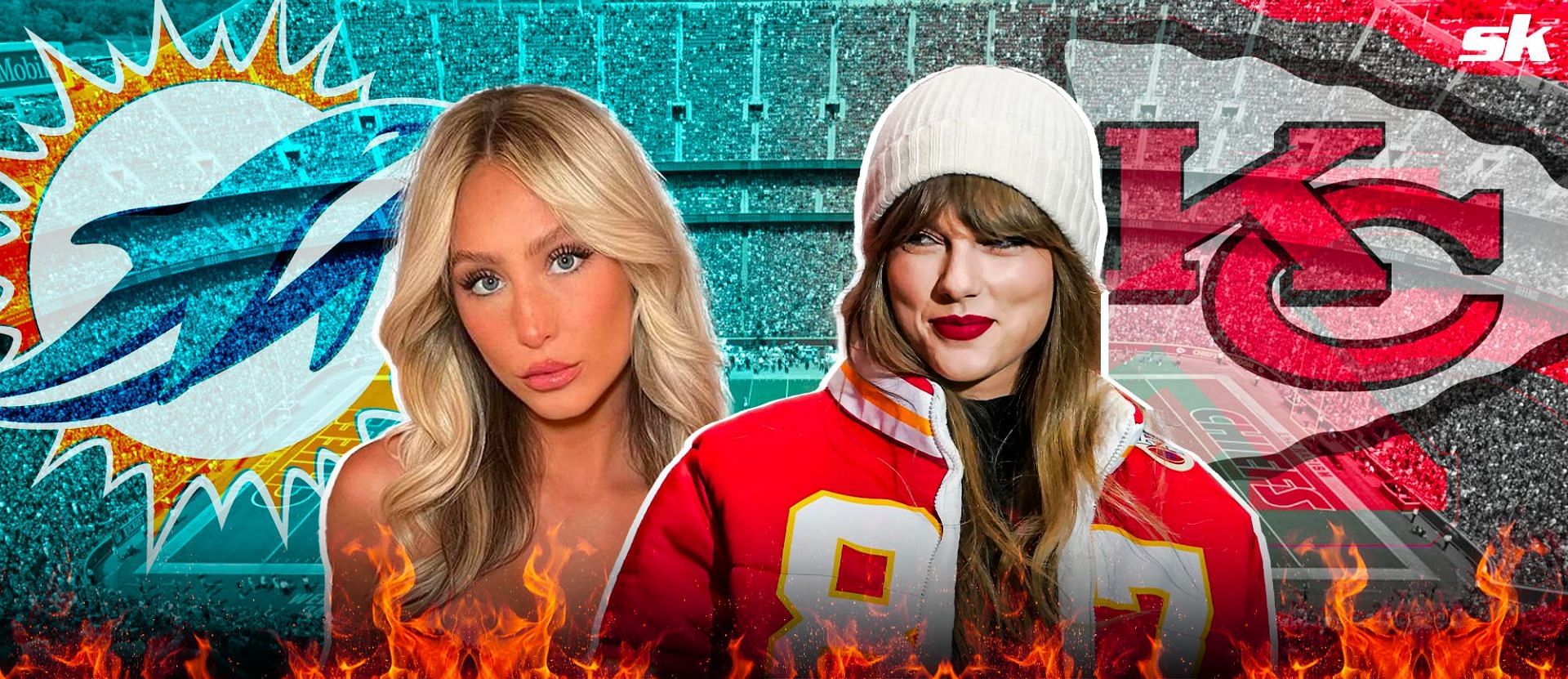 Taylor Swift x Alix Earle x Chiefs x Dolphins