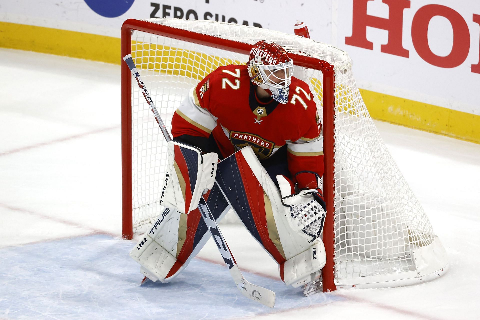 Sergei Bobrovsky of the NHL&#039;s Florida Panthers