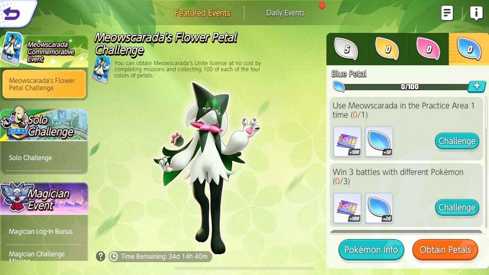 Meowscarada is obtained by completing missions (Image via The Pokemon Company)