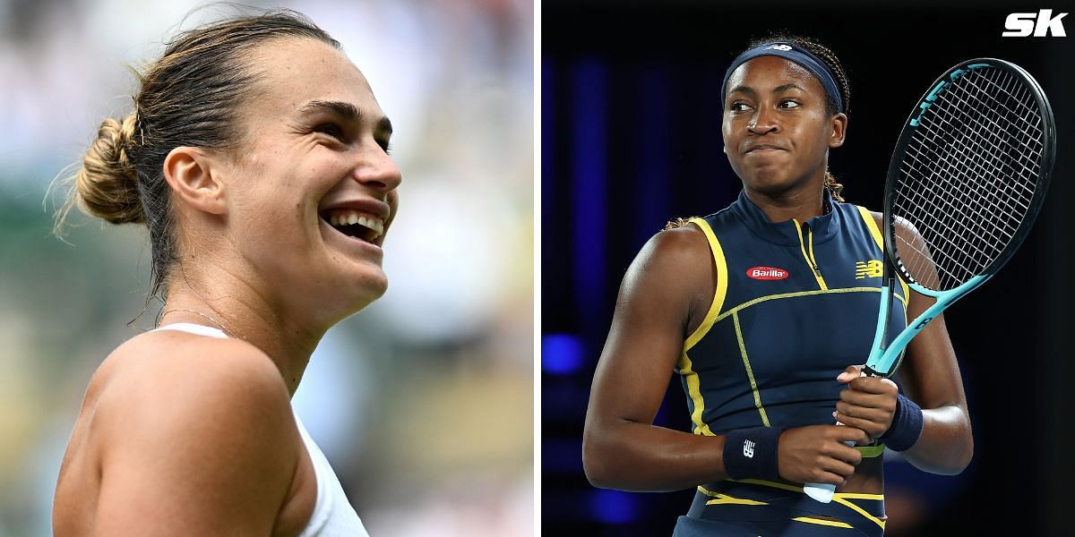 Aryna Sabalenka beat Coco Gauff in the 2024 Australian Open semifinals.