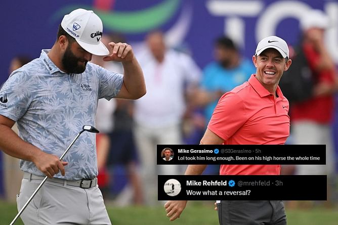 “Been on his high horse the whole time” - Rory McIlroy supporting Jon Rahm's shift to LIV Golf surprises golf fans