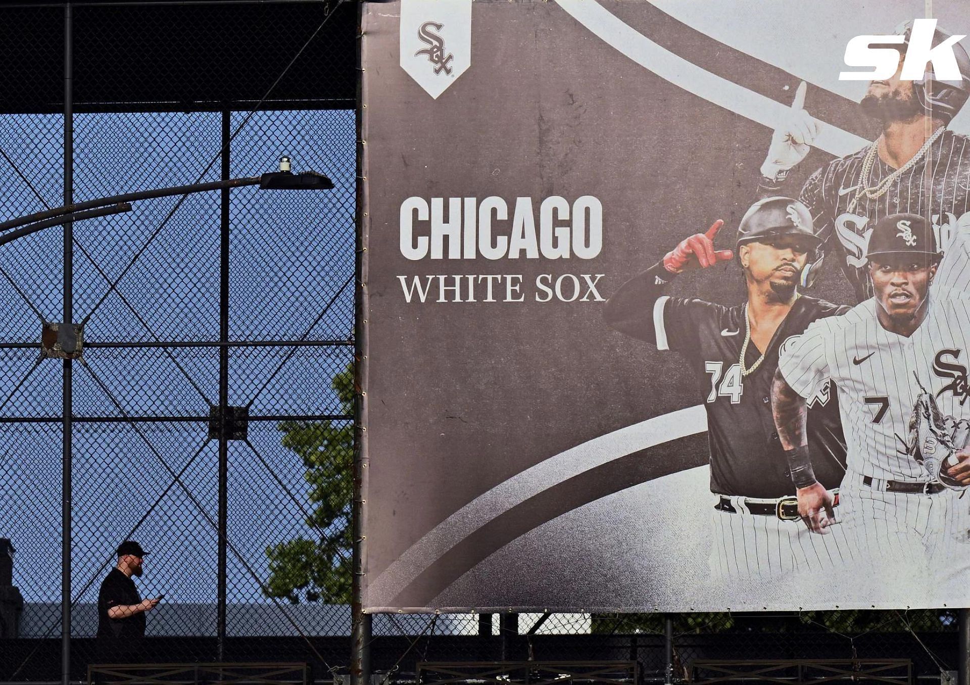 Outside the Chicago White Sox Stadium 