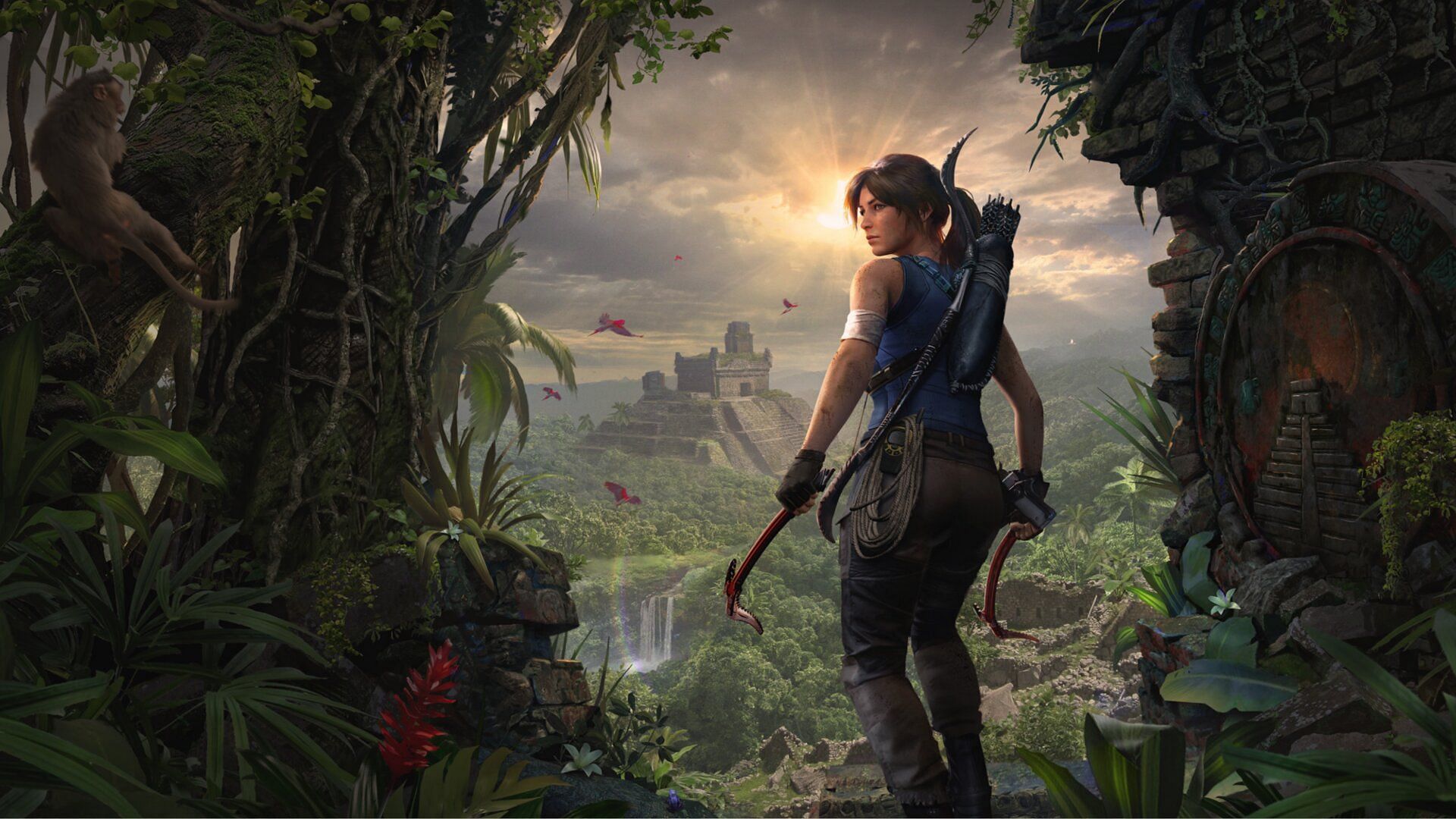 Tomb Raider offers players a view into the life of adventure-minded archaeologist Lara Croft and remains one of the best games like Prince of Persia. (Image via Crystal Dynamics)