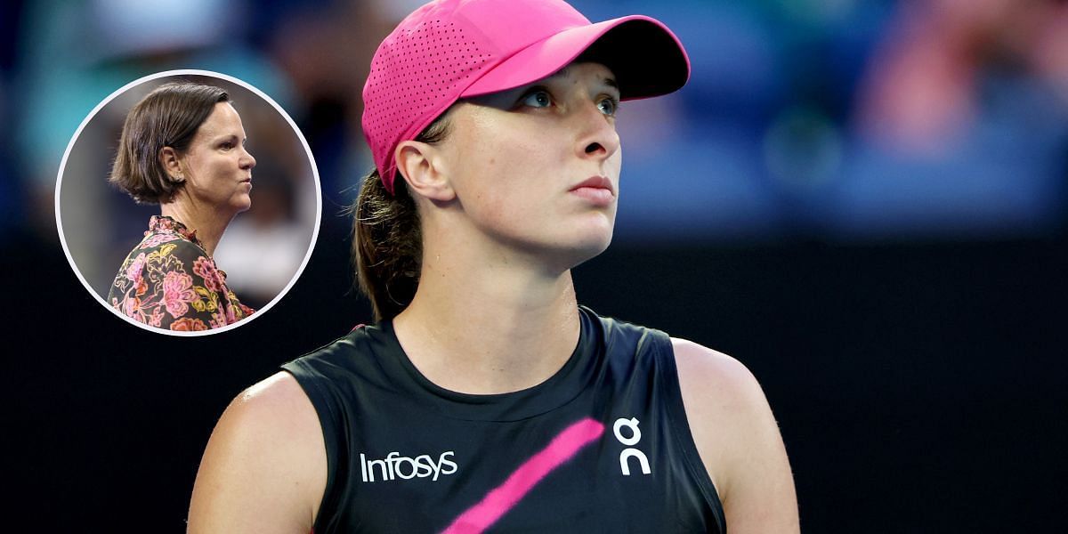Lindsay Davenport opined that Iga Swiatek has mental block when competing at the Australian Open.