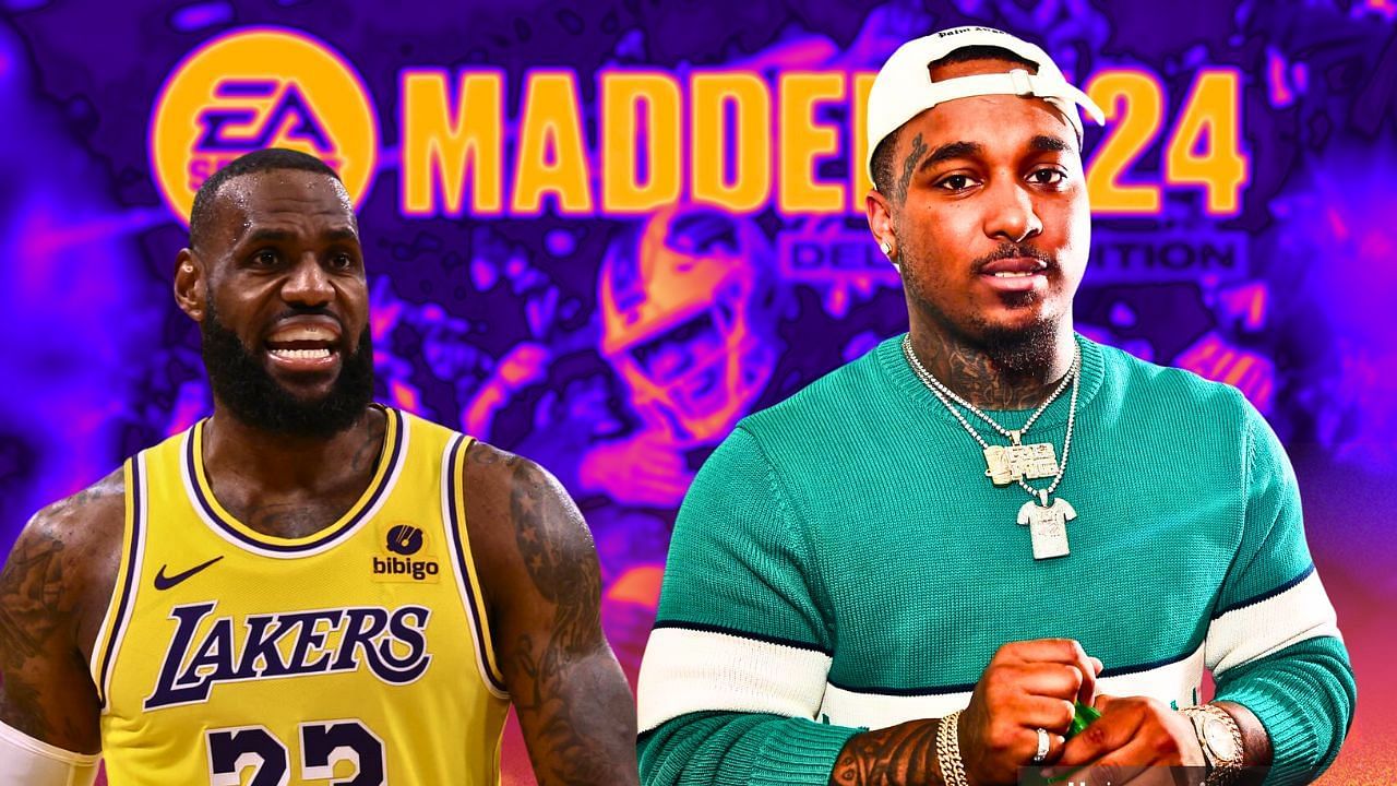 LeBron James defeats Doe Boy in a game of Madden NFL.
