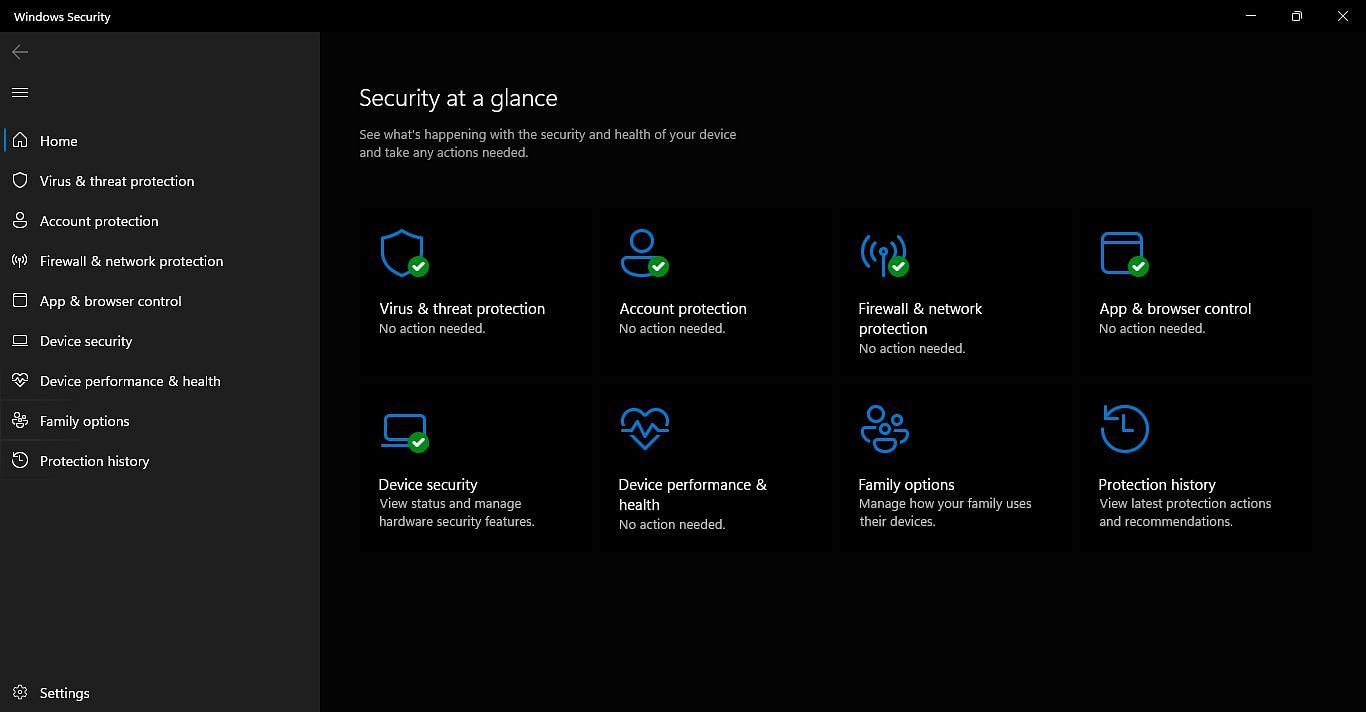 Windows security app (Image via Sportskeeda)