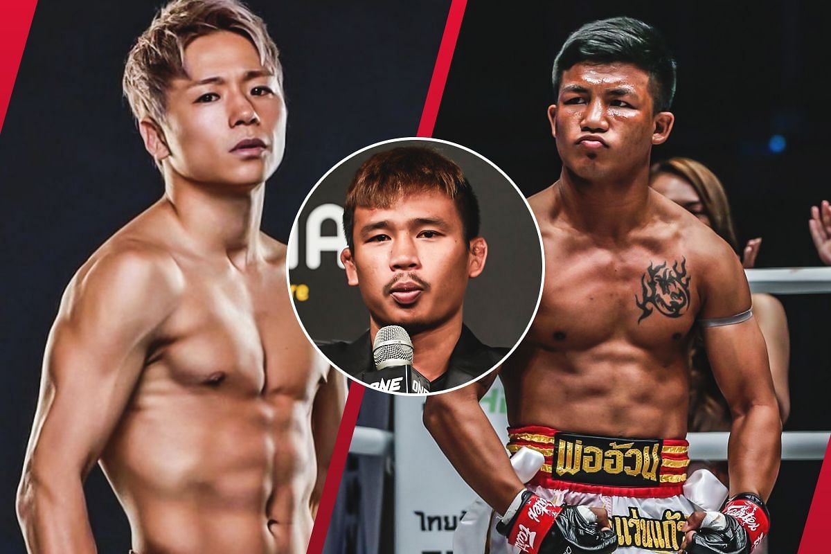 Takeru (L), Superlek (M), and Rodtang (R) | Photo credit: ONE Championship