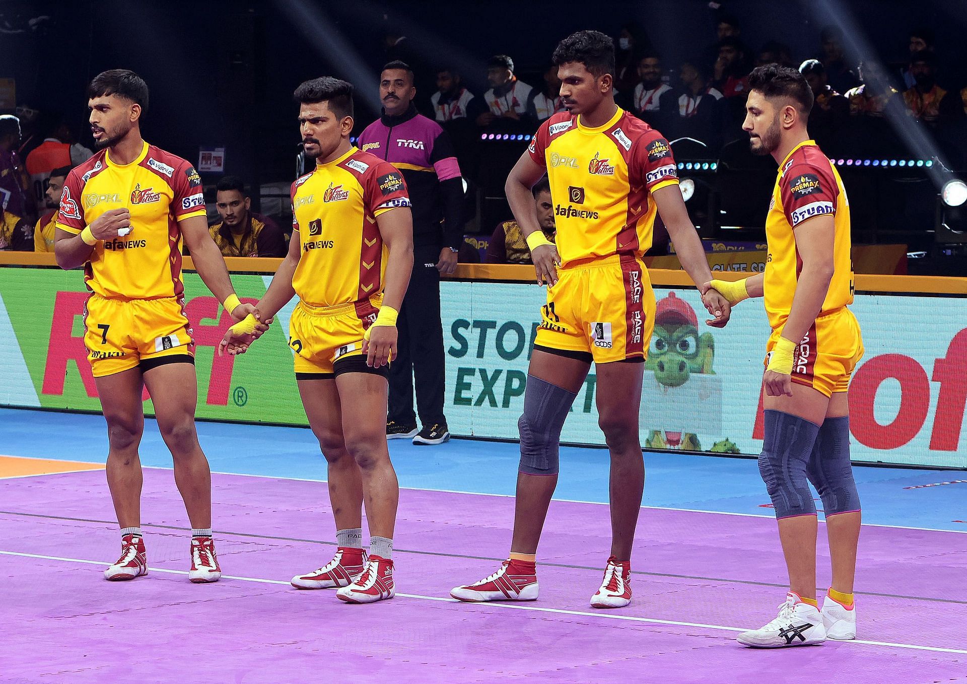 Can the Telugu Titans end their home leg with a win? (Credit: PKL)