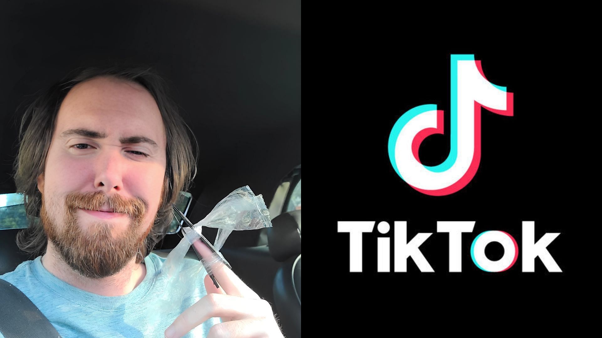 Asmongold gives his take on TikTok prankster getting arrested in Belgium (Image via Asmongold/X. tiktok.com)