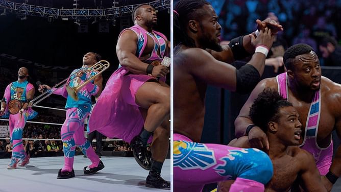 Chaos breaks out during match between The New Day and longtime rivals