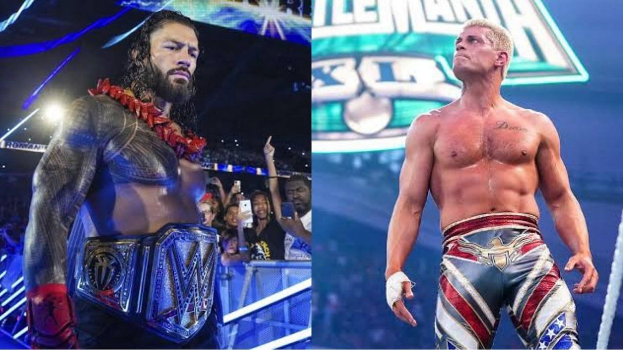 WWE सुपरस्टार्स रोमन रेंस और कोडी रोड्स 