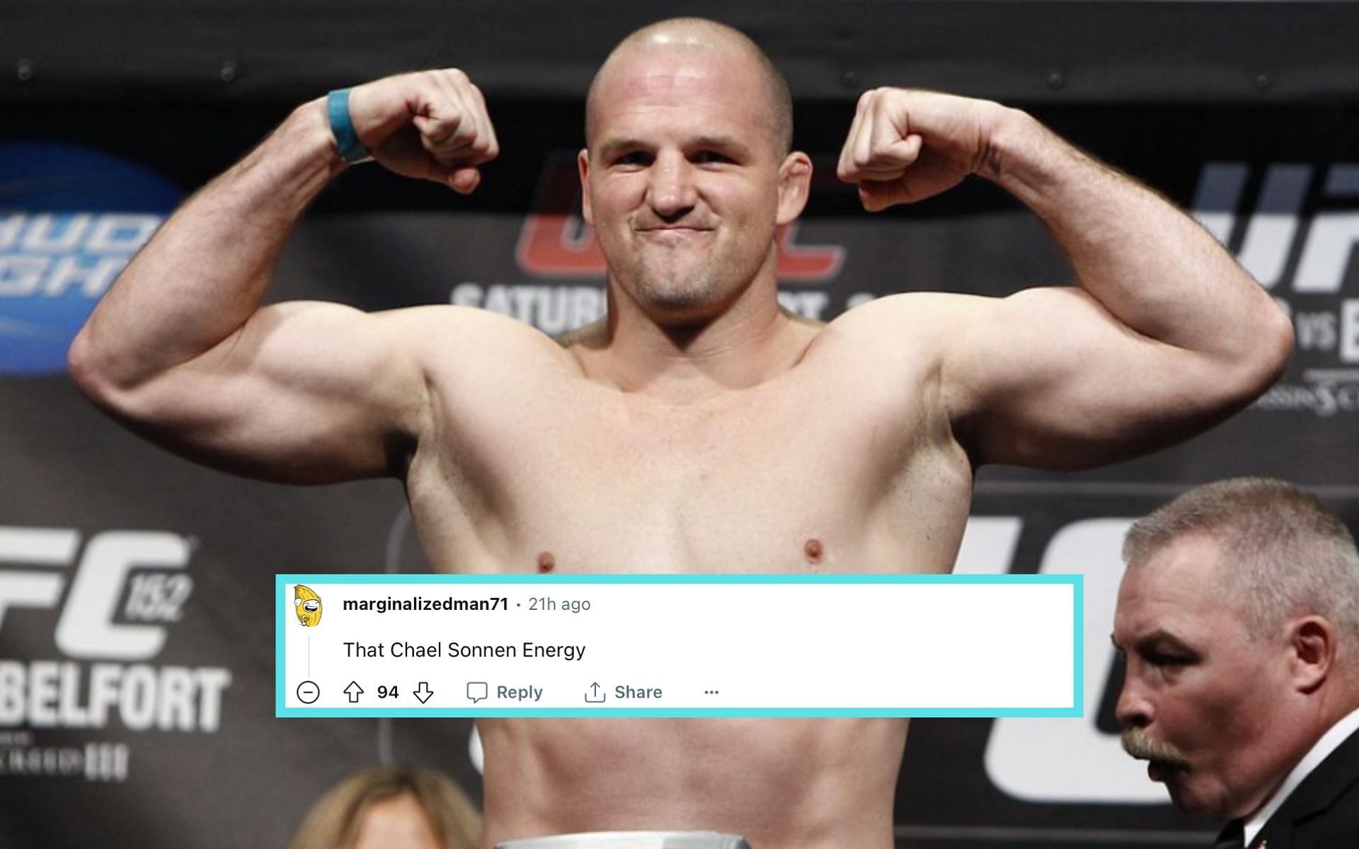 Fans react to Matt Hamill (pictured) supposedly calling out Jon Jones for a rematch [Photo Courtesy @mmafighting on X]