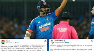 "Absolute genius" - Fans react to Yashasvi Jaiswal’s 68 off 34 balls in IND vs AFG 2nd T20I