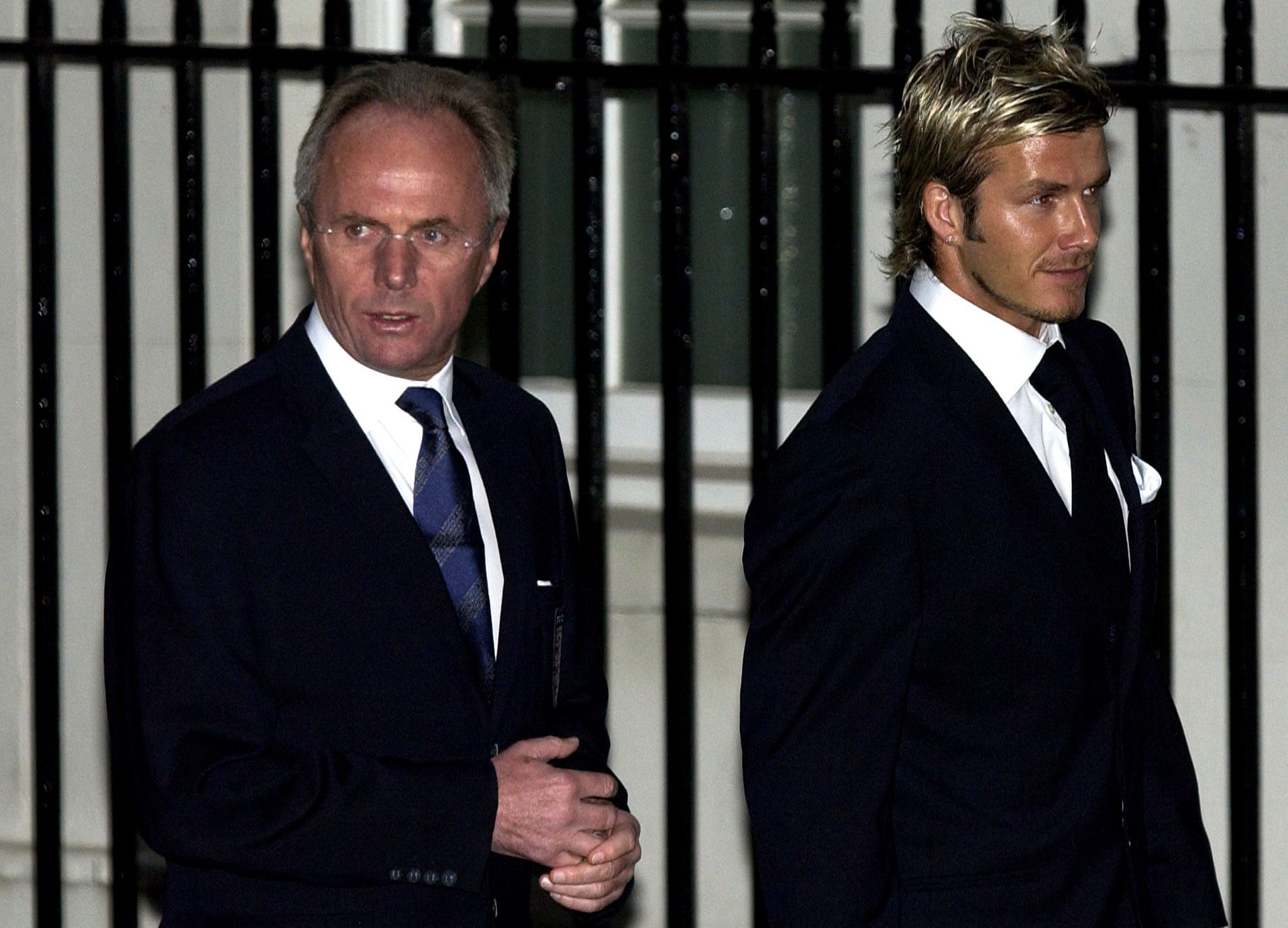 Sven-Goran Eriksson led David Beckham and his team in the 2002 World Cup (Image via Getty Images)