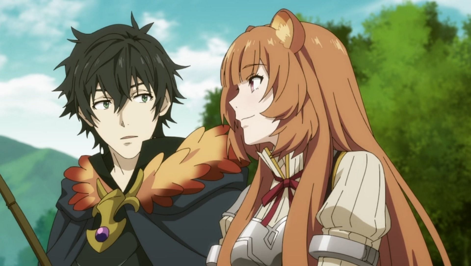 Naofumi Iwatani and Raphtalia in The Rising of the Shield Hero (Image via Kinema Citrus)