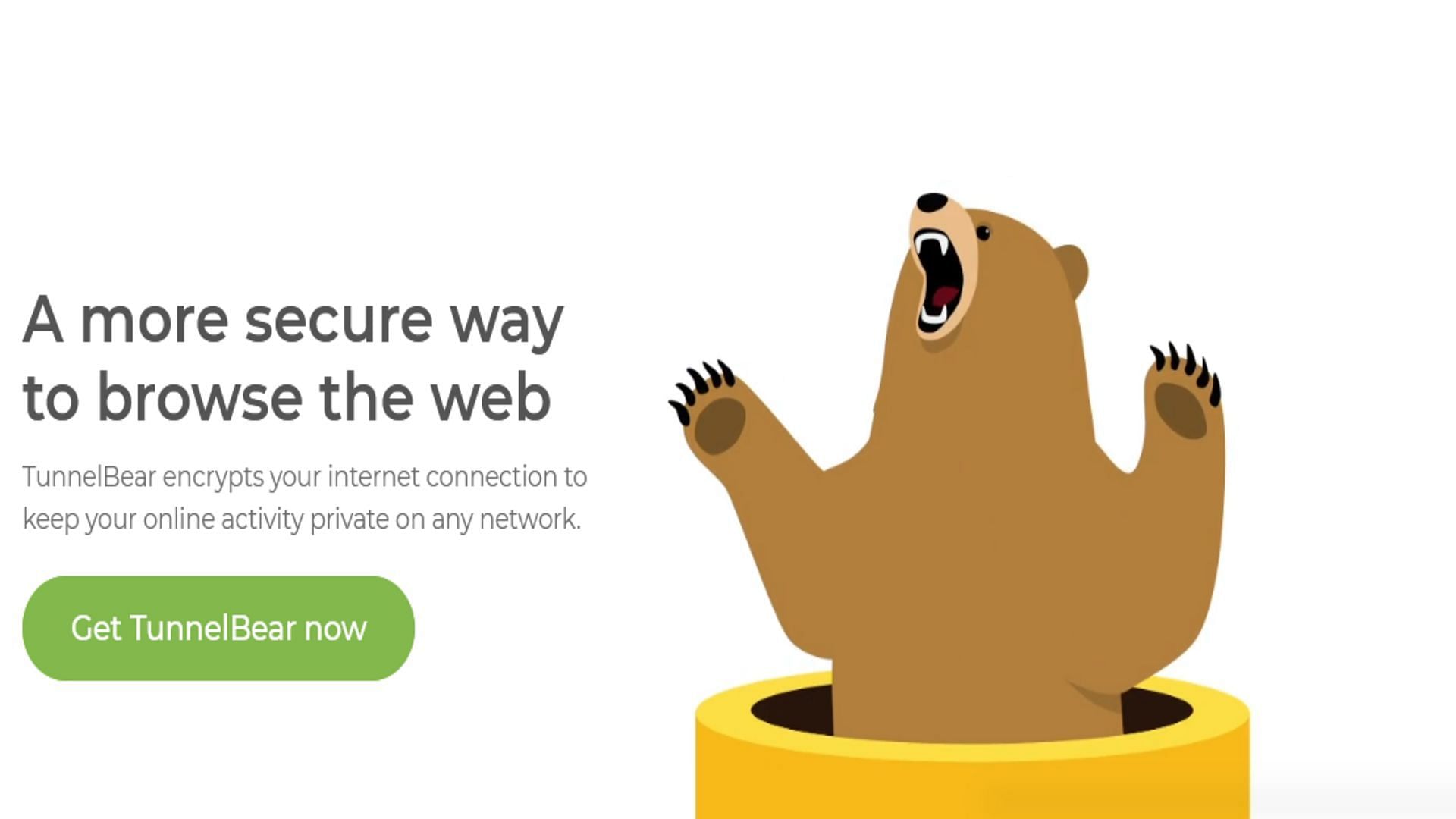 TunnelBear is a free VPN (Image via TunnelBear)
