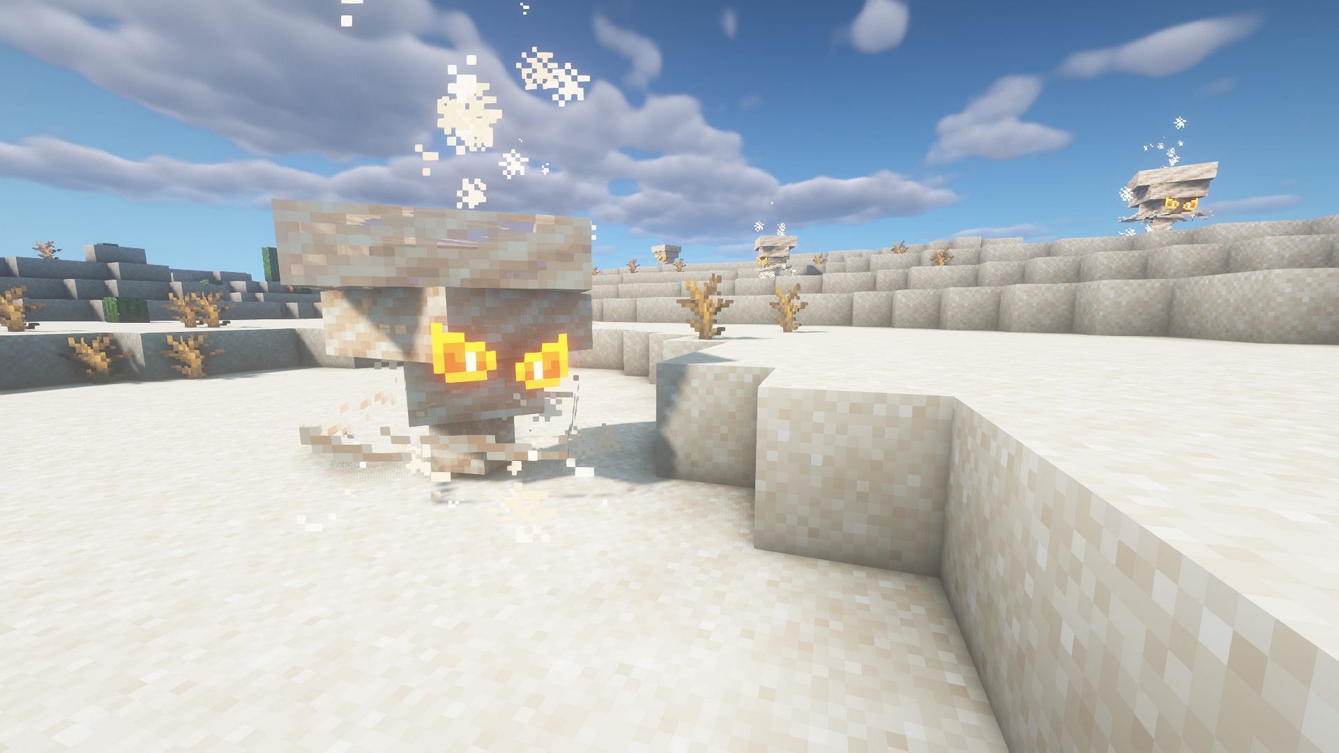 A desert spirit in the Alex&#039;s Mobs mod for Minecraft (Image via Sbom_Xela/CurseForge)