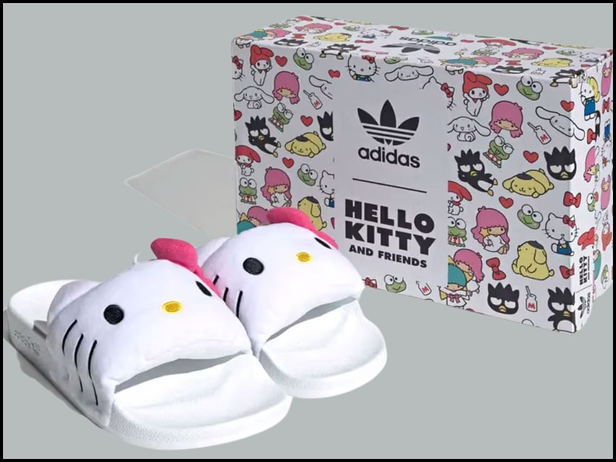 Hello Kitty x Adidas Orginal Adilette Slides