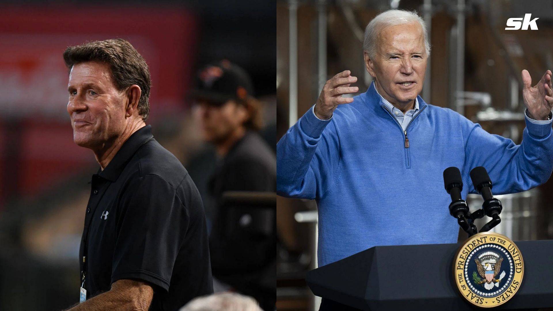 MLB HOF Pitcher Jim Palmer &amp; U.S. President Joe Biden