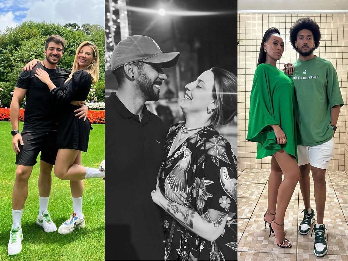 Couples of season 3 of Love is Blind Brazil (Image via Instagram/@orenanjustino, @jarbas_andrade, @menandrorosa