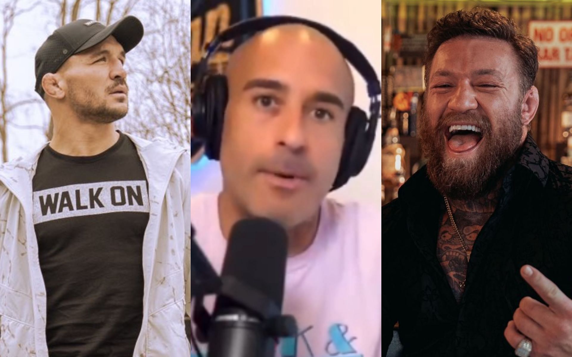 Jon Anik [Middle] reacted to Conor McGregor