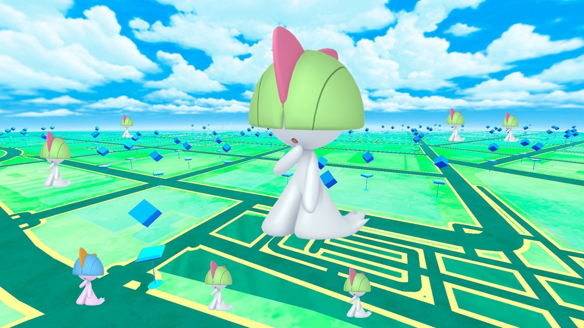 Ralts as wild encounters (Image via The Pokemon Company)