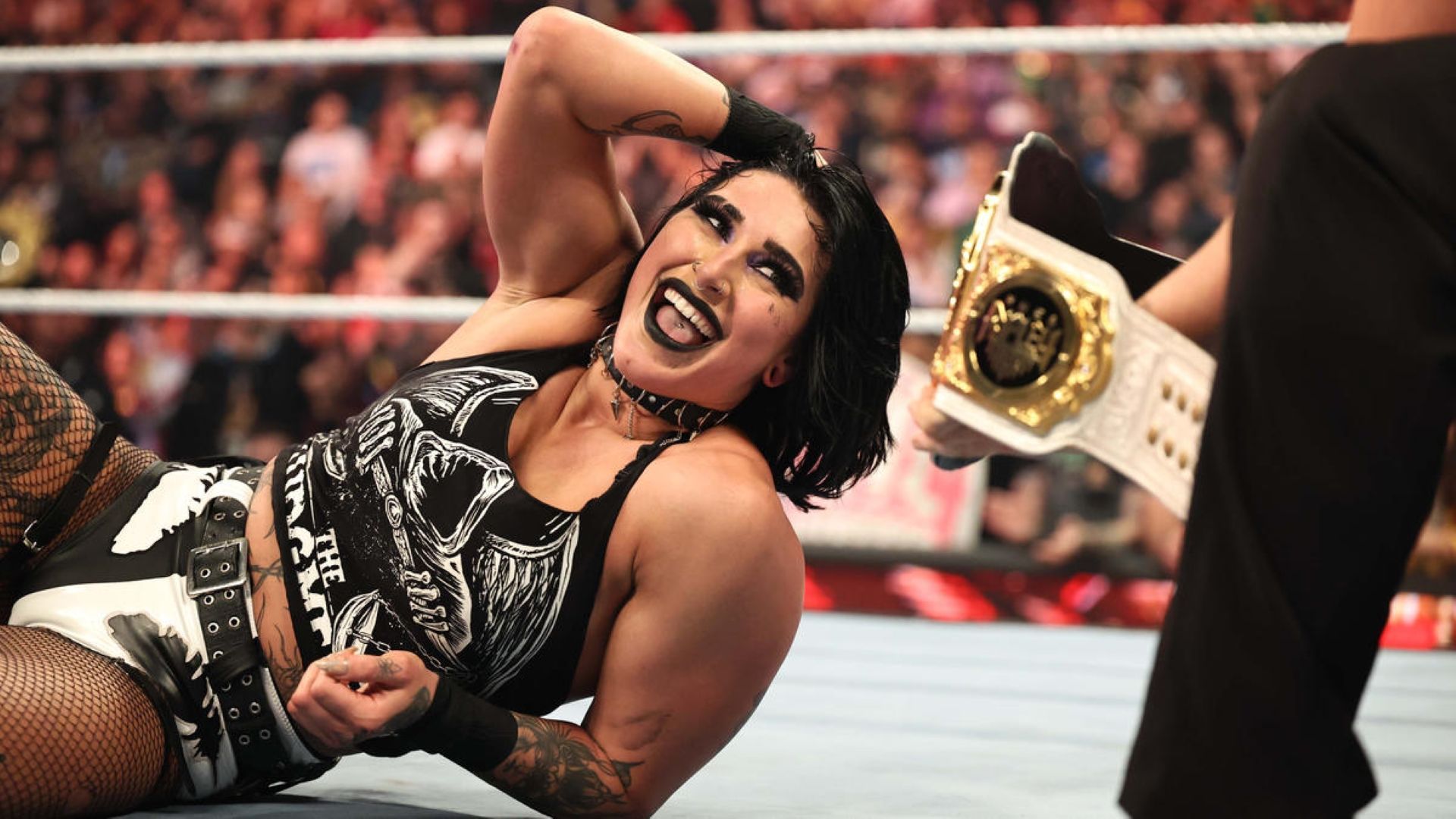 Rhea Ripley retains the WWE Women