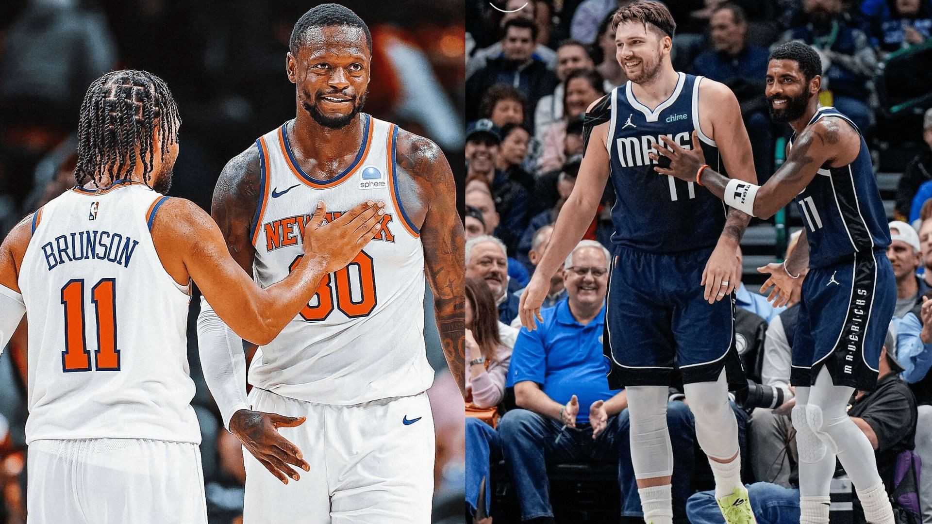 New York Knicks vs Dallas Mavericks starting lineups and depth chart