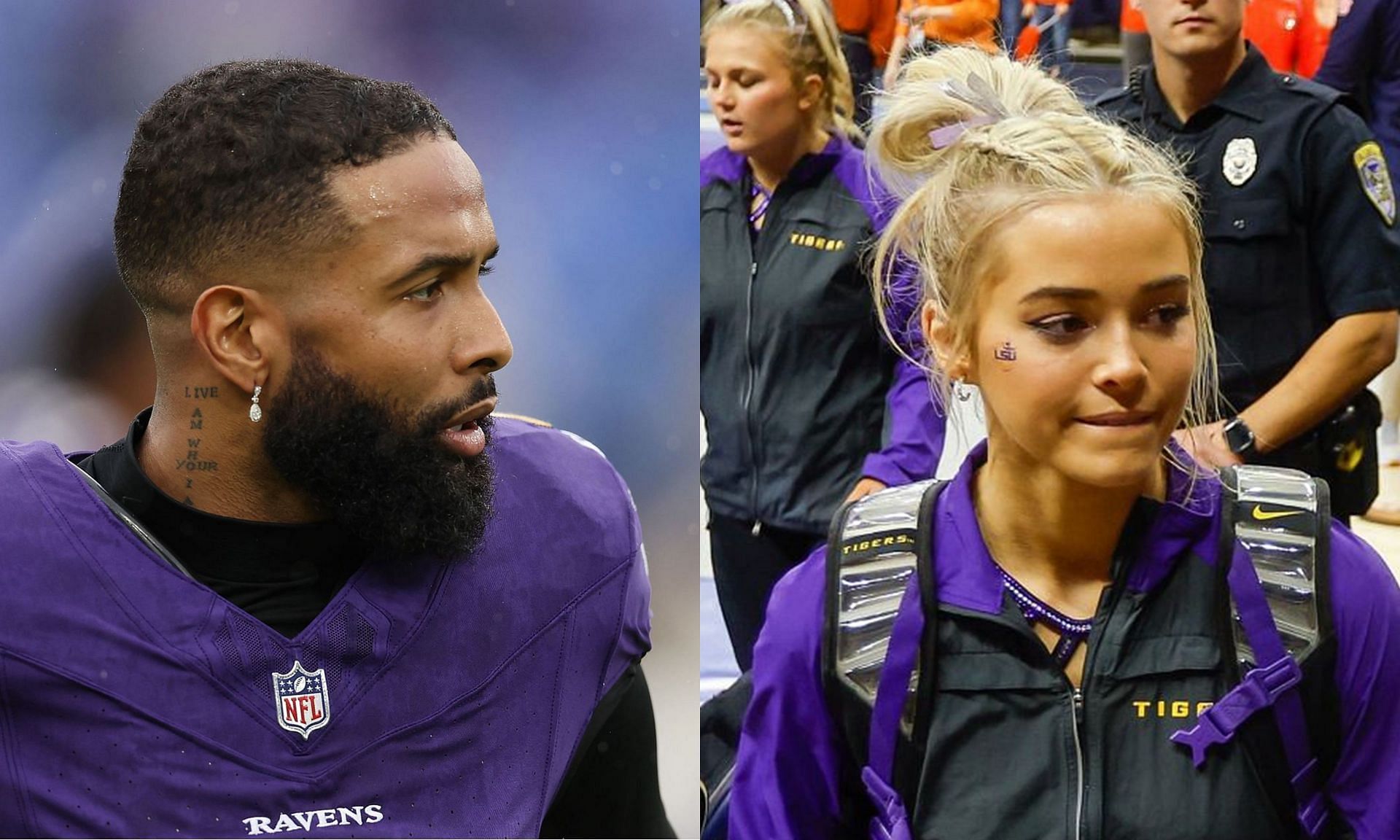 Odell Beckham Jr has unique reaction to Olivia Dunne&rsquo;s latest moves