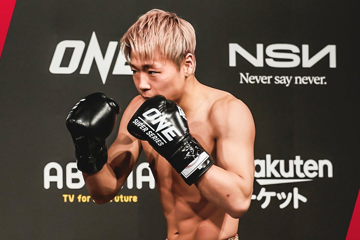 Takeru Segawa during the open workouts of ONE 165 | Image credit: ONE Championship