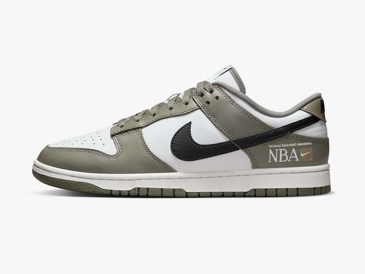 Dunk Low &ldquo;NBA Paris&rdquo; sneakers (Image via Nike)